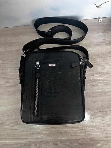 Другие сумки: Классическая сумка, Butun, Материал: Натуральная кожа, Застежка на молнии, Мужские — 1