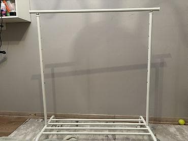 прихожую: Напольная вешалка для одежды, белая IKEA высота регулируется в — 2