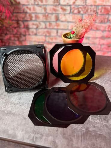 кольцевая лампа для видео: Продается : Отражатель 100-150 GODOX новый 2200сом Комплект — 6