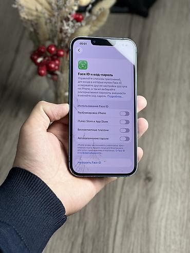 aifon 13: IPhone 13, Б/у, 128 ГБ, Синий, Чехол, 76 % — 9