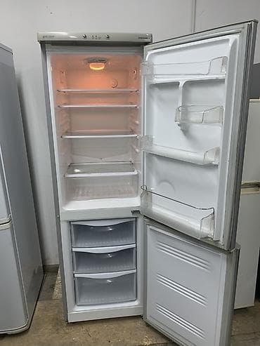 bew e34: Холодильник Samsung, Б/у, Двухкамерный, 55 * 173 * 58 — 2