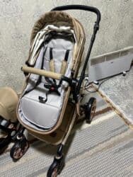 коляска viki vigorkids: Балдар арабасы, түсү - Алтын — 5