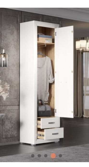 шкаф для тошоков: Шкаф для одежды, Прямой, ЛДСП — 1