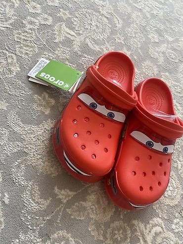 оригинал кроксы: Сабо Crocs x Disney Cars (Молния Маккуин) 38-39 - Оригинальные Crocs — 1