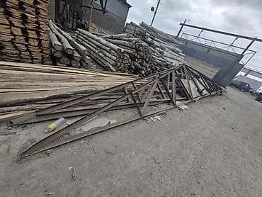 формы для дорожек: Металлическая ферма, Форма: Треугольник, Длина: 12 м, Б/у, Антикоррозийная обработка — 1