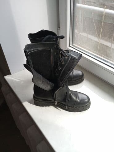 Прокат одежды: Сапоги кожанные, деми. В очень хорошем состоянии — 2