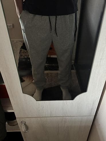 teech fleece: Мужские брюки, L, XL, Nike, Новый, цвет - Серый — 2