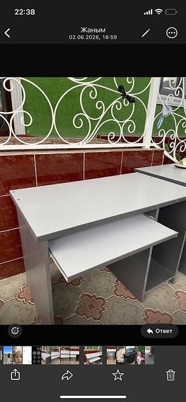 plaud note: Компьютерный стол, С полками — 3