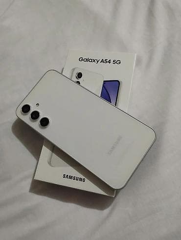 Samsung Galaxy A54 5G, Б/у, 256 ГБ, цвет - Белый, В рассрочку, 2 SIM at lalafo.kg Samsung Galaxy A54 5G, Б/у, 256 ГБ, цвет - Белый, В рассрочку, 2 SIM