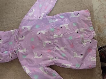 пальто детское демисезонное: Детские верхние вещи (для девочки): 1) Легкая куртка-дождевик — 4