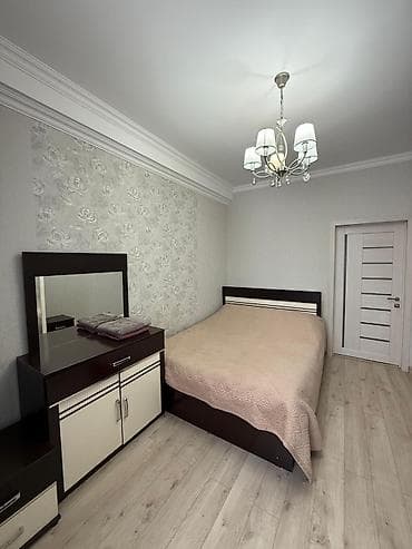 южные мкр: 1 комната, Душевая кабина, Постельное белье, Кондиционер — 8