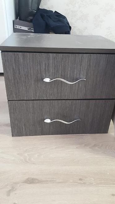 Комплект офисной мебели, Тумба, ДСП, цвет - Серый