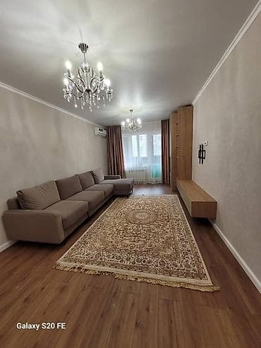 2 комнаты, Ала-Арча ТРЦ Без животных, от 6 месяцев, от 1 года, С мебелью полностью