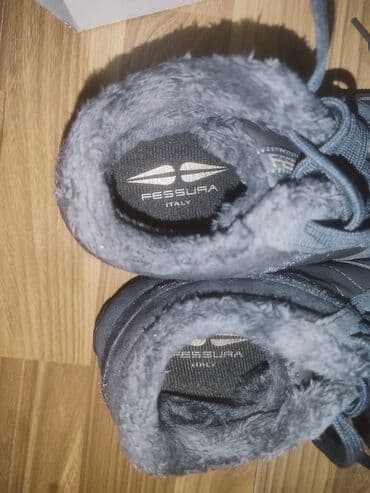 купить рабочие сапоги с утеплителем: Зимние кроссовки Fessura (Italy) - Цвет: серый/графит — 4