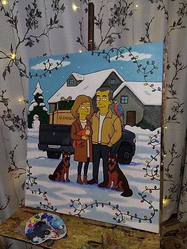 декоративные коробки: Авторскиеи разные виды картин на холсте. Профессиональная живопись — 4