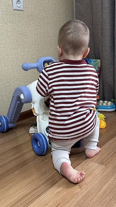 Детские ходунки: Развивающая каталка-ходунки 6-в-1 Activity Walker Ходунки, толокар — 2