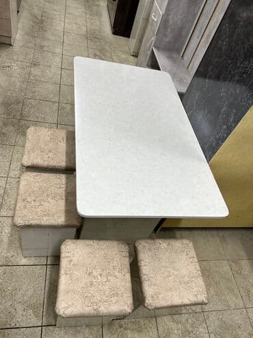 Столы: Стол тобуретка стол стуля размер 110на64 тобуретка4шт высота стола75 — 18