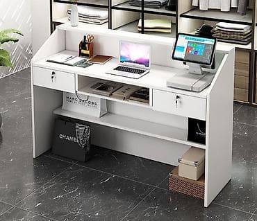 Стойка администратора/кассовая стойка для магазина - Цвет: белый — 1