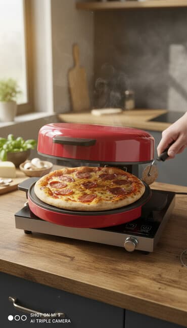 Типо электро сковорода с верхним и нижним теном для приготовления