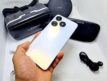 техно спарк 10: Tecno Spark 10 Pro, Б/у, 128 ГБ, цвет - Белый, 1 SIM, eSIM, 2 SIM — 4