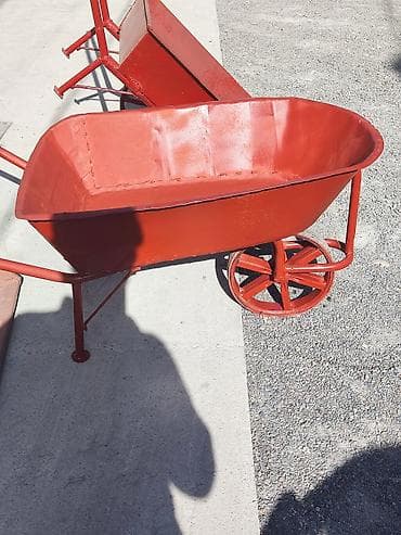 саман тук: Садово-строительная тачка и тележка, Стальная, Одноколесная — 3