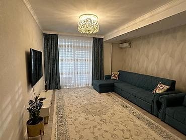 Недвижимость: 2 комнаты, 81 м², Элитка, Асанбай мкр Элитка, 3 этаж, Евроремонт — 1