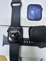 ми бенд 9 цена в бишкеке: Apple Watch 9 Цвет:Midnight night размер: 45мм ремешок S размер — 2