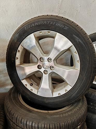 Литые Диски R 17 Subaru, Комплект, отверстий - 5, Б/у