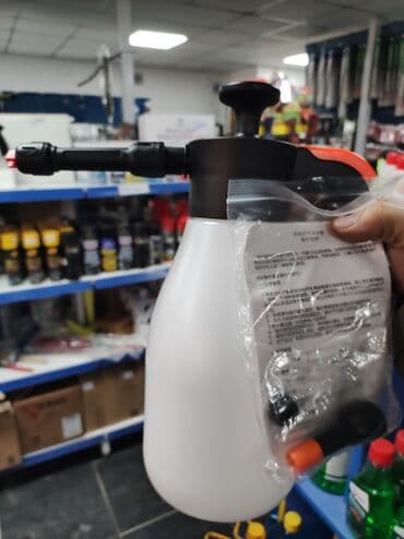 автомойка оборудование: Накачной пенник. 2 вида. 2 л - 600 сом . 2 насадки 1.5 л -800 сом 3 — 2