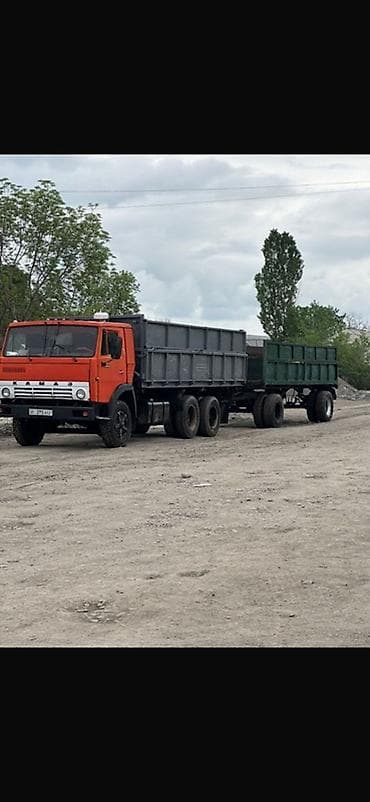 складные стол: Самосвал КАМАЗ с прицепом-самосвалом - Тип: грузовой самосвал 6x4 с — 1