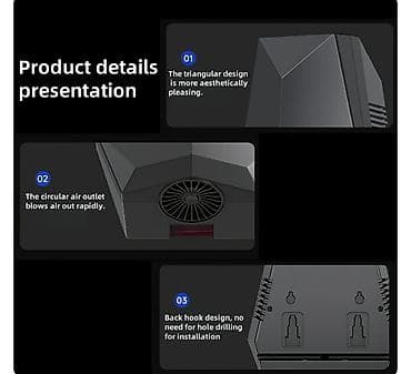 a 72: Сушилка для рук. Новая, с гарантией. Цвет белый. Настенная — 4