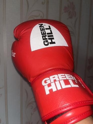 обувь для купания: Боксерские перчатки Green Hill, 12 oz - Материал: натуральная кожа — 2