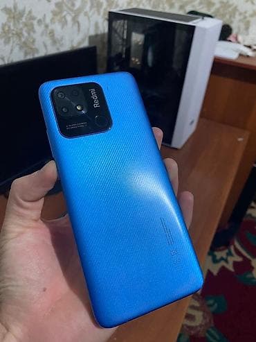 oneplus 8 бу: Redmi, Redmi 10C, 64 ГБ, цвет - Синий — 2