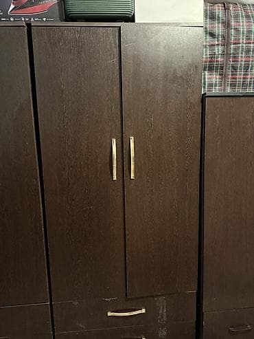 Шкафтар: Шифоньерлер, кийидер үчүн шкафтар, Түз, ЛДСП — 4