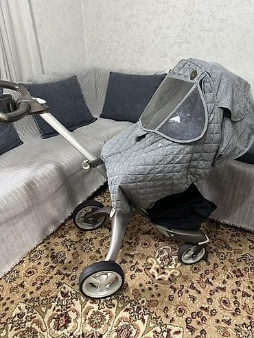 универсальные коляски stokke xplory: Коляска, Stokke, цвет - Черный, Б/у, Самовывоз — 4