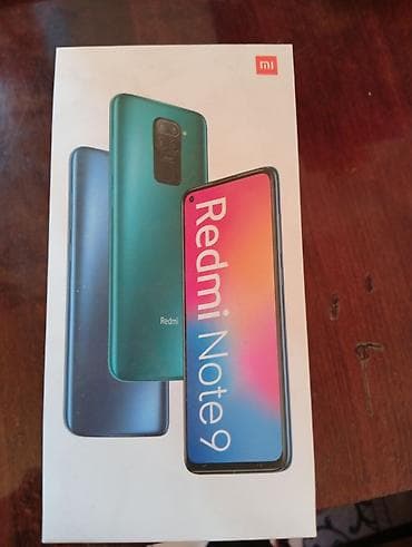 Redmi, Redmi Note 9, Б/у, 64 ГБ, цвет - Синий, В рассрочку, 1 SIM, 2 SIM