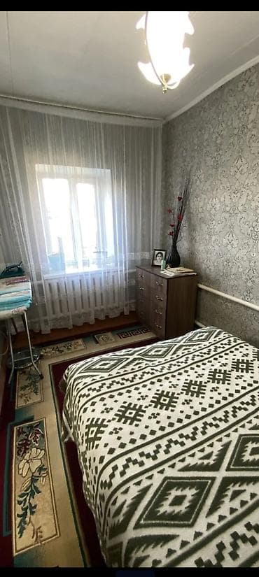 кыргыз недвижимости: 59 м², 3 бөлмө, Унаа токтотуучу жай, Забор, тосулган — 3