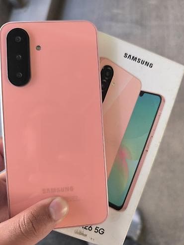 sumsung s23: Samsung Galaxy A26 5G, Б/у, 256 ГБ, цвет - Розовый, В рассрочку, 2 SIM — 6