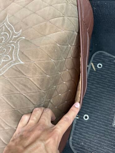 очень нужны: Чехлы Велюровые, цвет - Бежевый, Subaru, Б/у, Самовывоз — 3