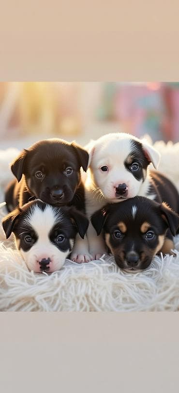 Срочно!!! Отдадим щенков неравнодушным людям!!!Щенки метисы среднего