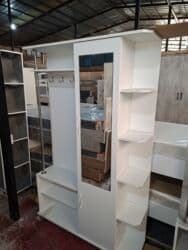 тумбу под зеркало: Гарнитур для прихожей, Новый, Зеркало, ДСП, Бесплатная доставка, цвет - Бежевый — 22