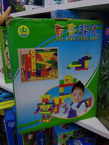 деревянные кубики: Конструктор «Bai Bian Chao Ren» (JinFeng) - Набор разноцветных — 1