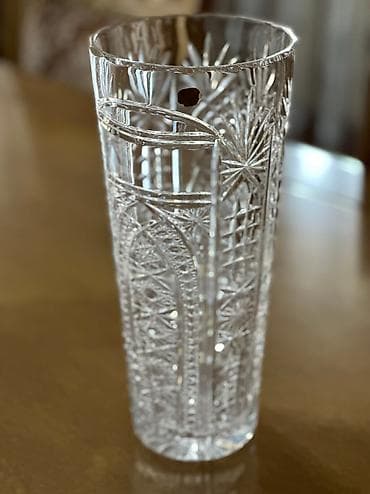 ваза стекло: Хрустальная ваза — 2