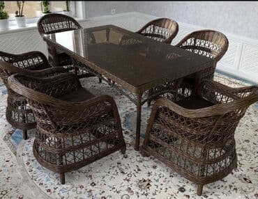 детскую кроватку кроватка к: Комплект садовой мебели, Ротанг — 12