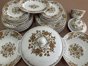 dinner table: Чешский столовый сервиз на 6 персон. 
Новый! — 1