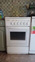 печка кухонная электрическая: Электрическая, Механическое, Напольная, Б/у — 1