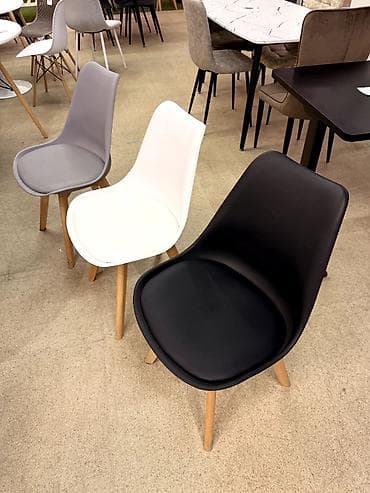 Стул Eames 222 - Расцветки: серый, чёрный, белый и бежевый - Размер