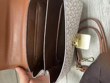 michel kors: Классическая сумка, Michael Kors, Корея, Материал: Натуральная кожа, Регулируемый ремень, Женские, Б/у — 5
