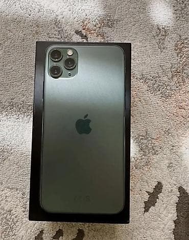 IPhone 11 Pro, Б/у, 256 ГБ, Зеленый, Коробка, 90 %