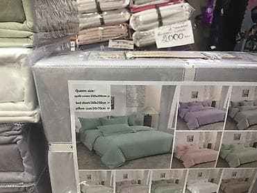 Постельное белье: Постельное бельё 100% хлопок, на любой вкус, полуторки цены от 1250сом — 6